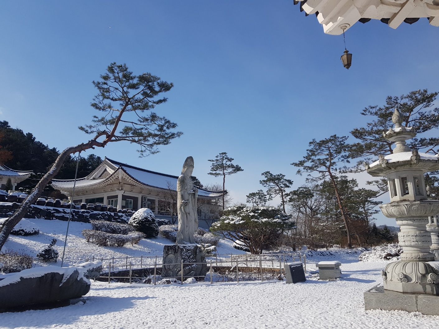 부여 교육원의 겨울